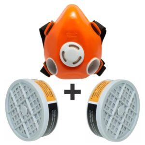Kit Máscara Respirador Semi Facial c/ 2 Filtros VO/GA