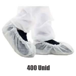 KIT 400 Und Propé Sapatilha Descartável Tnt Branco 20gr