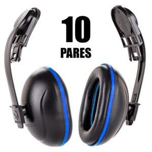 KIT Abafador Auditivo Concha 12db P/ Acoplar Capacete Epi C/ Ca
