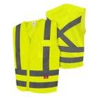 COLETE 1 BOLSO LISO VERDE FLUORESCENTE - STEELFLEX