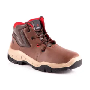 Bota Nobuck Bracol Amazonas Marrom e Vermelho Bidensidade - CA: 40872