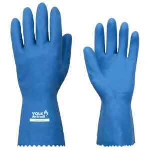 LUVA VERNIZ SILVER AZUL