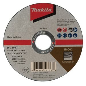 DISCO DE CORTE INOX 4.1/2 x 3/64 x 7/8 - MAKITA
