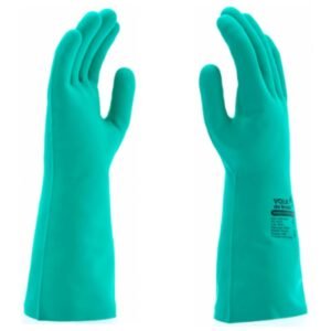 LUVA NITRILICA COM FORRO VERDE - CA 16313