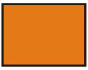 Placa 30 x 40 Laranja S/ Número