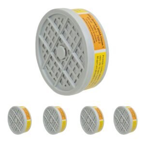 Caixa com 4 Filtro Químico Classe 1 Vo/ga Resp Semi Facial