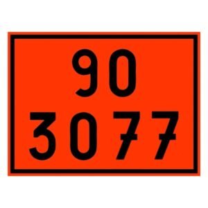 Placa de Sinalização Numerologia 30 x 40 - 90 3077