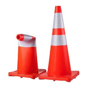 Cone Flexível Com Faixa Refletiva 75cm - NBR 15071