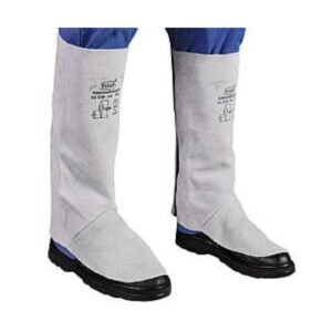 Perneira De Raspa Couro Com Velcro Soldador Epi - CA 13990