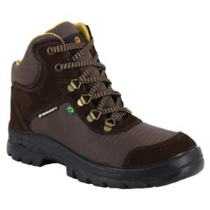 BOTA NOBUCK MARROM E AMARELA - CA 40677