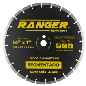 DISCO DIAMANTADO SEGMENTADO 350MMx10x25,4MM (14" X 1") - RANGER
