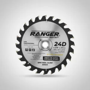 DISCO DE SERRA CIRCULAR WIDEA 7.1/4"x 24Dx 20MM  (185MM x 3/4" x 24D) - RANGER