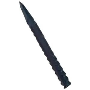 PONTEIRO REDONDO NP FERRO 3/4" X 10" PRETO